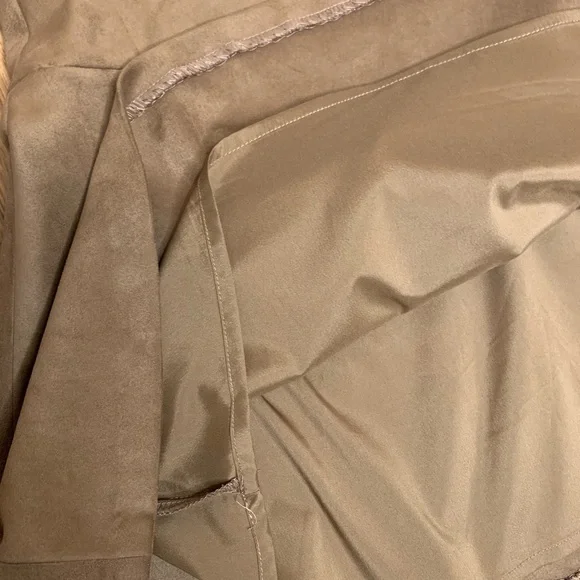 *NWT* Tommy Hilfiger Congac Faux Suede Swing Skirt - Picture 7 of 9
